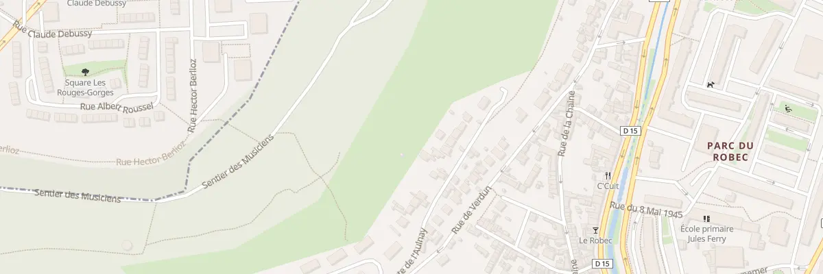 Plan du 13 Sen de l’Aulnay à Darnétal