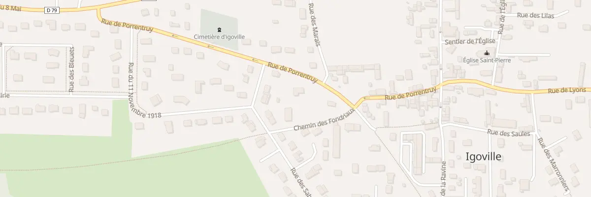 Plan du 22B Rue de Porrentruy à Igoville