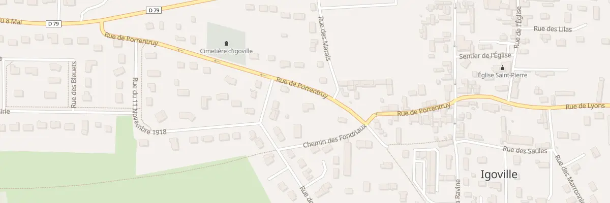 Plan du 22B Rue de Porrentruy à Igoville