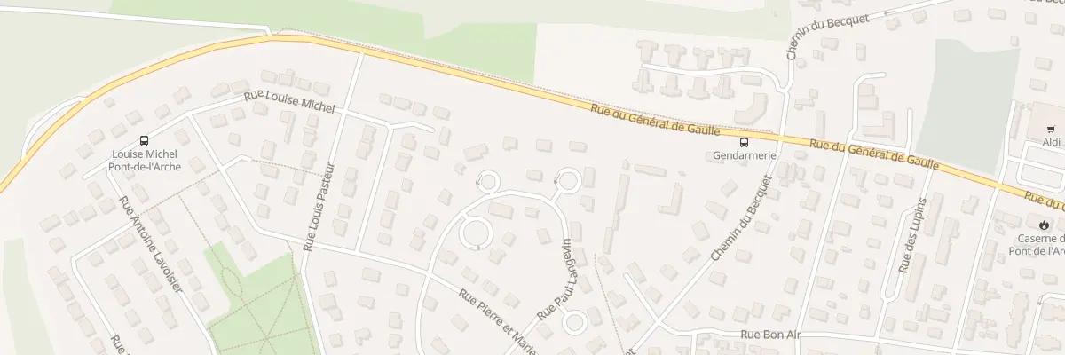 Plan du 23 Rue Paul Langevin à Pont-de-l’Arche