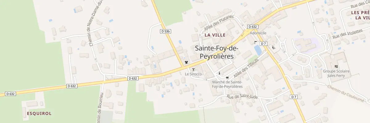 Plan du 9 Av du Onze Novembre 1918 à Sainte-Foy-de-Peyrolières