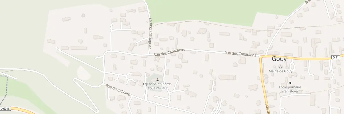 Plan du 258 Rue des Canadiens à Gouy