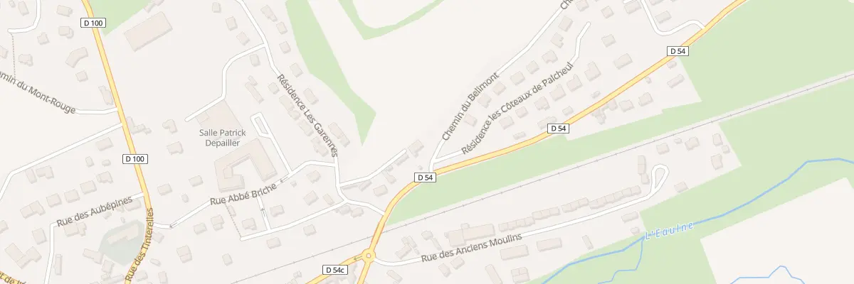 Plan du 8 Rte de Palcheul à Martin-Église