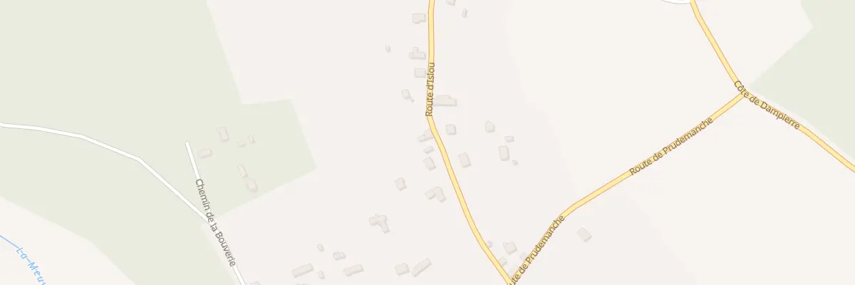 Plan du 8 Rte d’Islou à Dampierre-sur-Avre