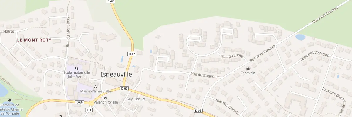 Plan du 231 Rue du Bouvreuil à Isneauville