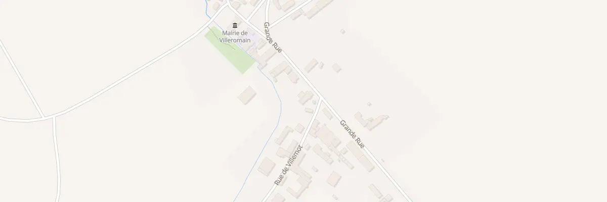 Plan du 5 Grande Rue à Villeromain