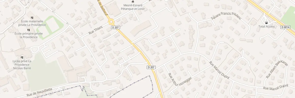 Plan du 13 Rue Marcel Dupré au Mesnil-Esnard
