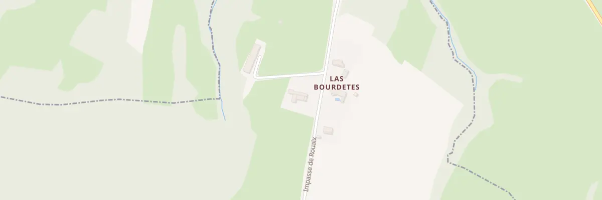Plan du 54 Las Bourdetes à Montberaud