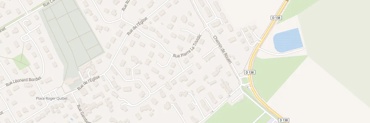 Plan du 8 Rue Pierre le Trividic au Mesnil-Esnard