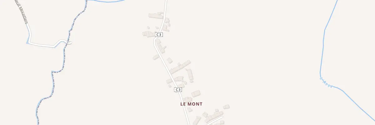 Plan du 14 Le Mont à Lussac-les-Églises