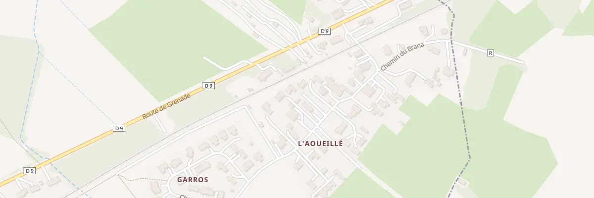 Plan du 224 Che de l’Aoueille à Ségoufielle