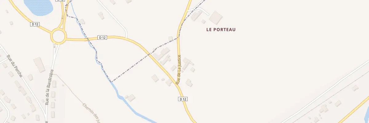 Plan du 3 Rue de La Justice à Pezou