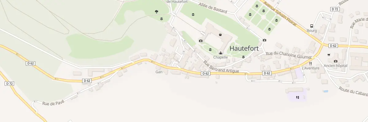 Plan du 34 Rue Maxence de Damas à Hautefort