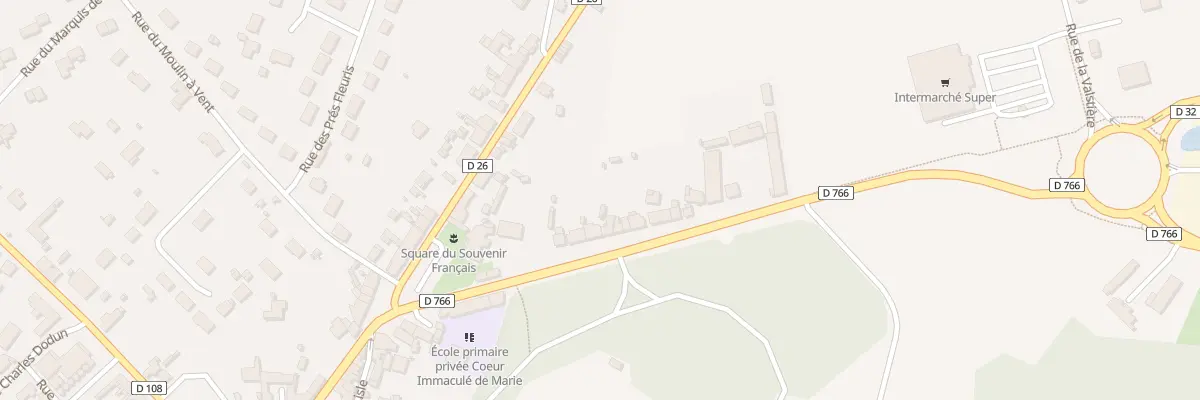 Plan du 28 Rue de Gâtine à Herbault