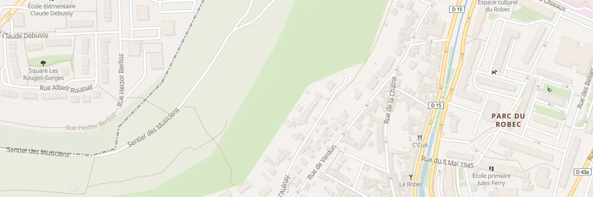 Plan du 17T Sen de l’Aulnay à Darnétal