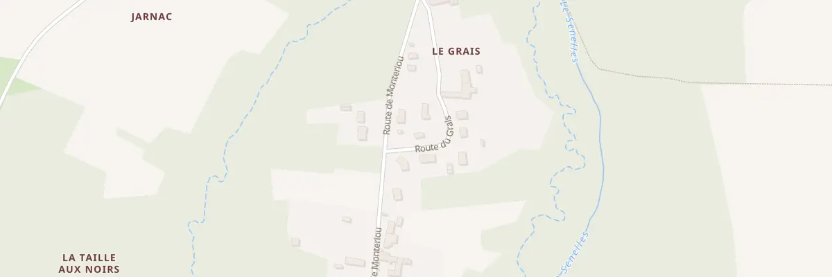 Plan du 16 Rte du Grais à Saint-Georges-sur-Cher