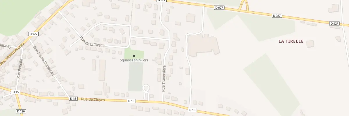Plan du 6 Rue Traversière à Vald’Yerre