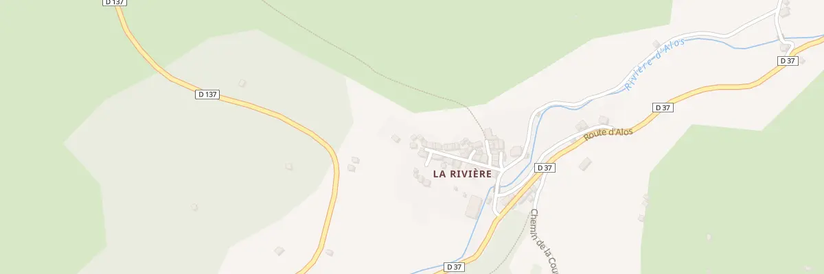 Plan du 128 Che de la Forge à Alos