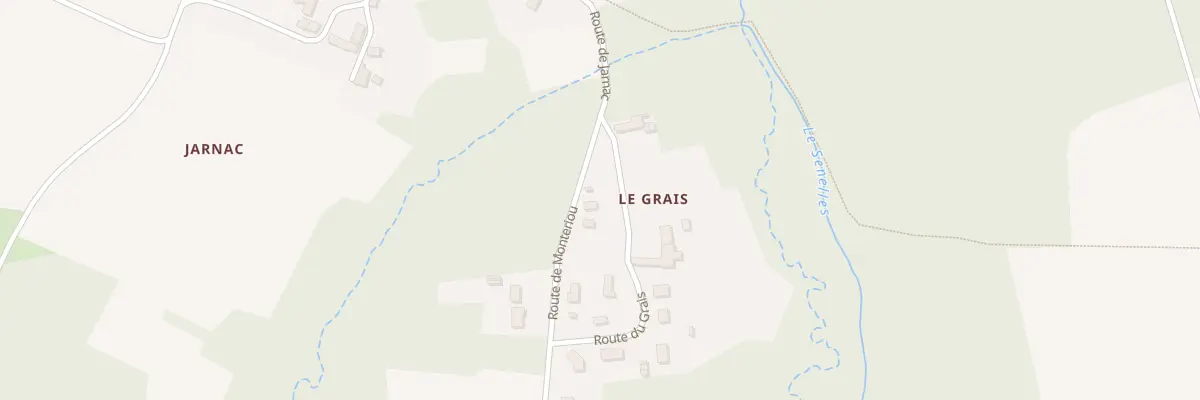 Plan du 6 Rte du Grais à Saint-Georges-sur-Cher