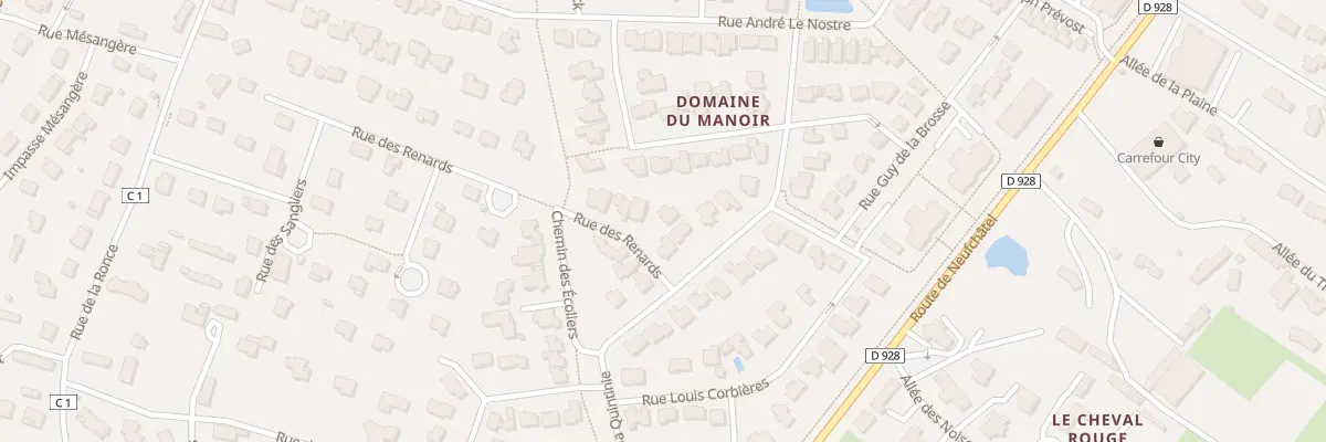 Plan du 275 Rue des Renards à Isneauville