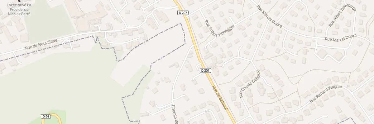 Plan du 28B Rue de Belbeuf au Mesnil-Esnard