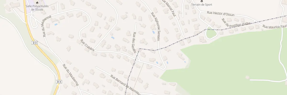 Plan du 4 Rue des Genets à Saint-Lizier