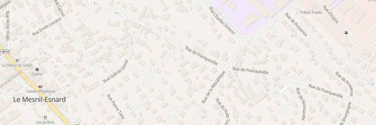 Plan du 13C Rue de Franqueville au Mesnil-Esnard