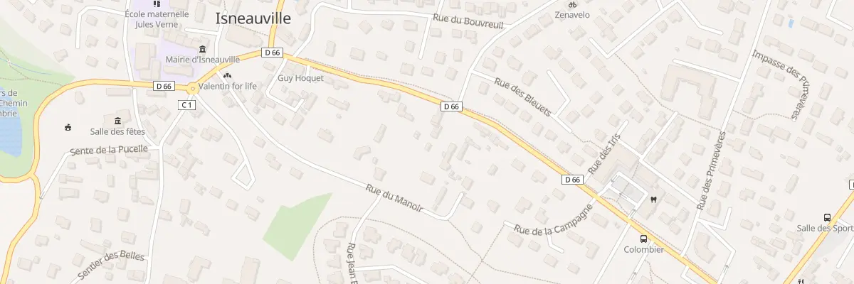 Plan du 417 Rue de l’Eglise à Isneauville