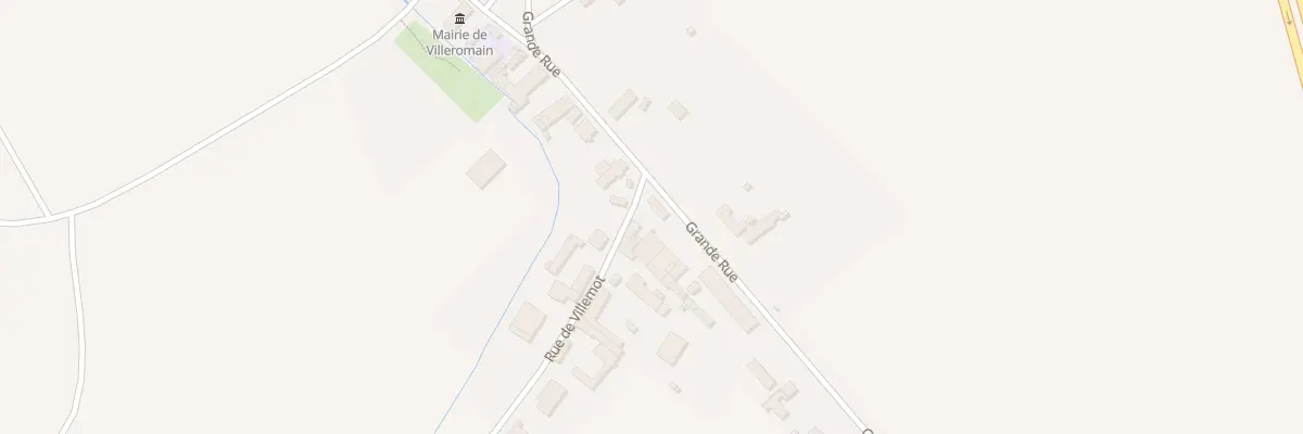 Plan du 1 Rue de Villemot à Villeromain