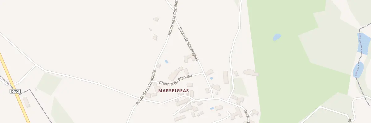 Plan du 57 Marsingeas à Nailhac