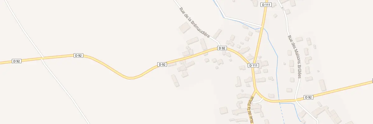 Plan du 13 Rue de la Caustière à Rocé