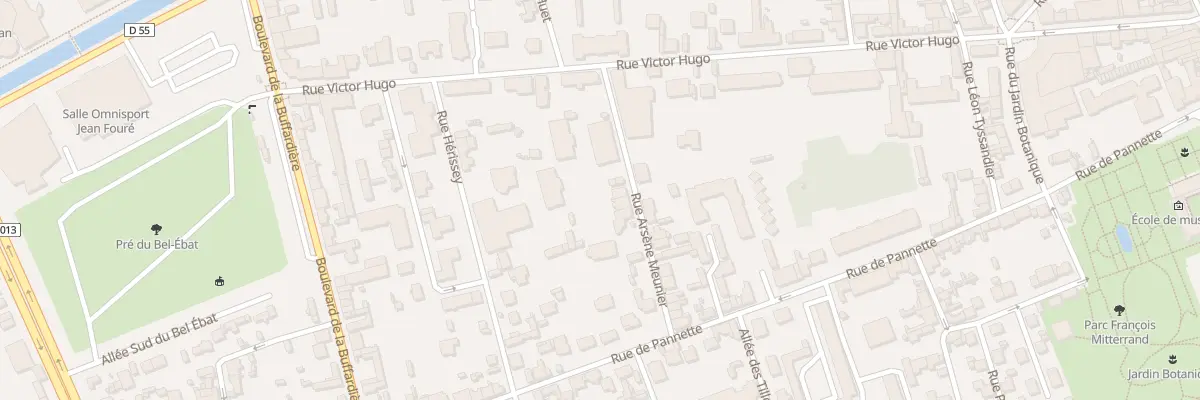 Plan du 6 Rue Arsène Meunier à Évreux