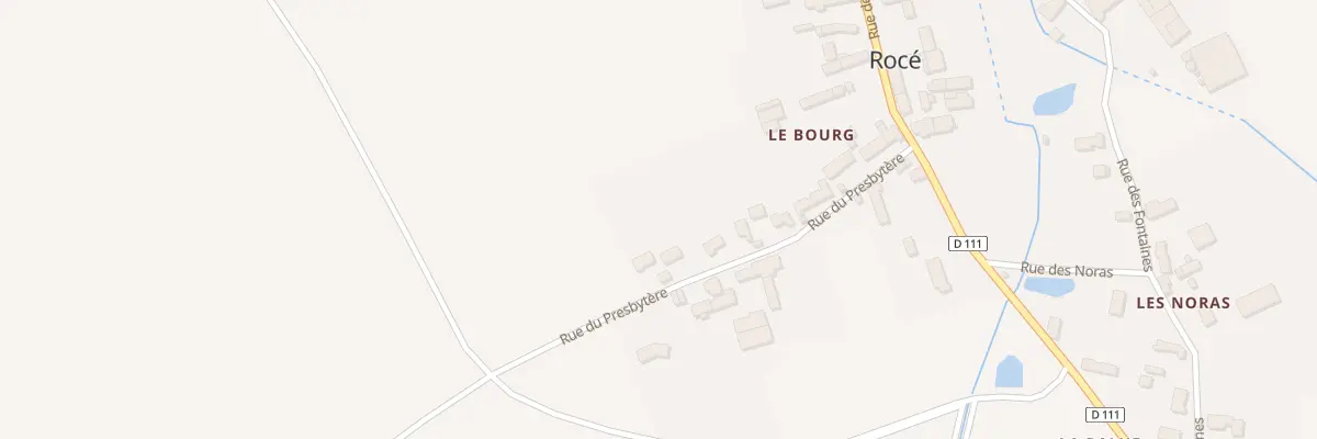 Plan du 16 Rue du Presbytère à Rocé