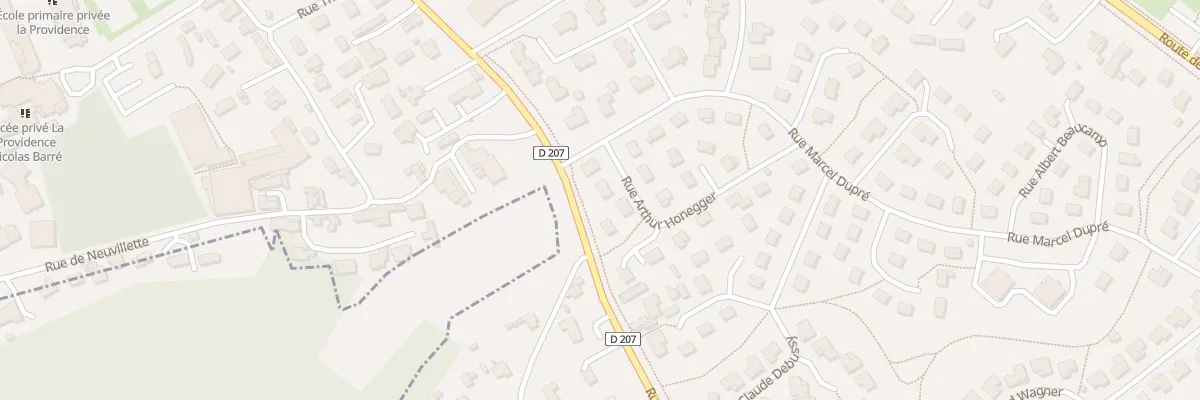 Plan du 2 Rue Arthur Honegger au Mesnil-Esnard