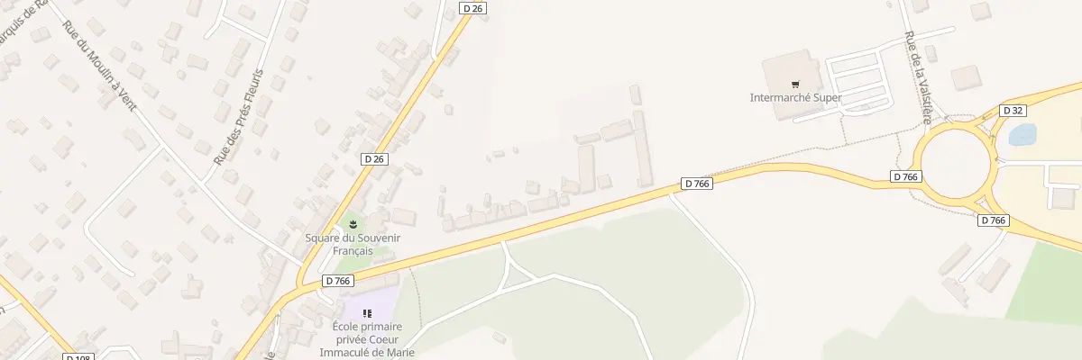 Plan du 38 Rue de Gâtine à Herbault