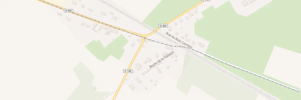 Plan du 3B Rte de la Hallière au Favril