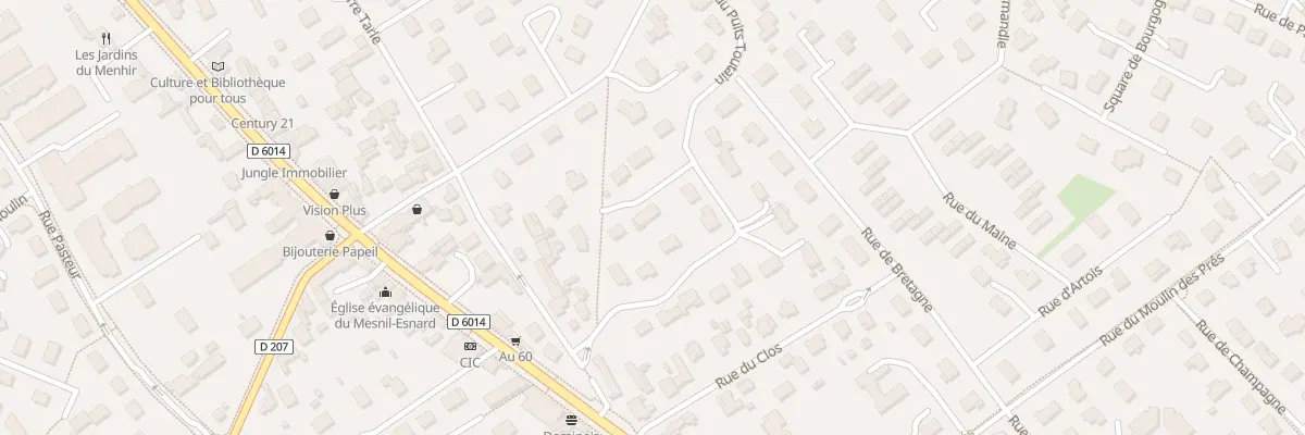 Plan du 15 Rue du Puits Toutain au Mesnil-Esnard