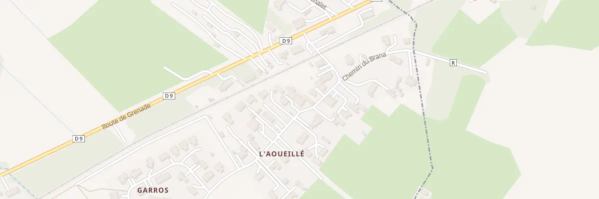 Plan du 190 Che de l’Aoueille à Ségoufielle