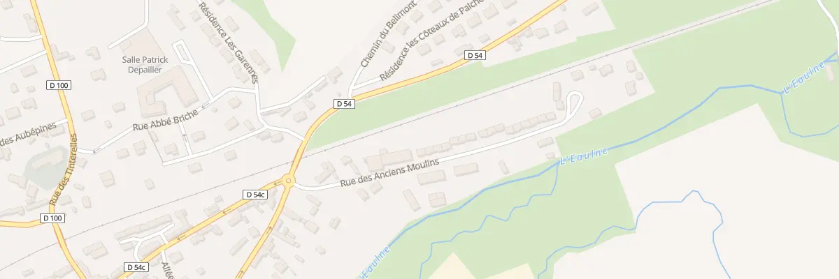 Plan du 10 Rue des Anciens Moulins à Martin-Église