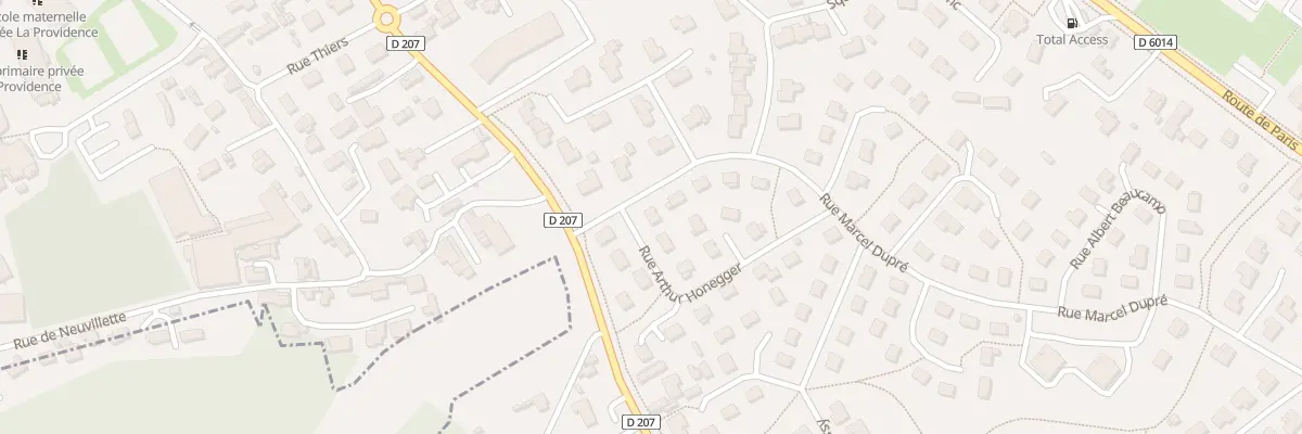 Plan du 4 Rue Marcel Dupré au Mesnil-Esnard