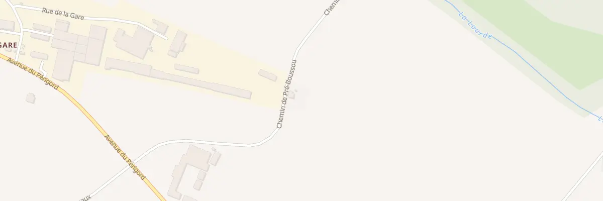 Plan du 318 Che de Pre Broussou à Hautefort