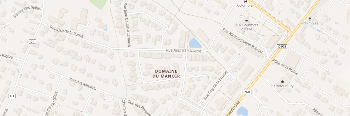 Plan du 259 Rue Andre le Nostre à Isneauville