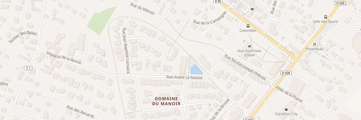 Plan du 250 Rue Andre le Nostre à Isneauville