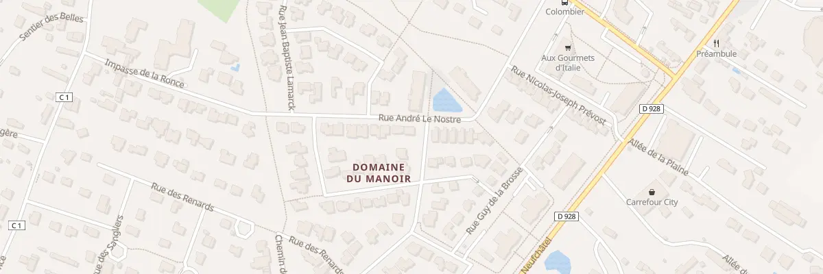 Plan du 251 Rue Andre le Nostre à Isneauville
