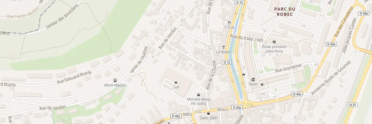 Plan du 31 Rue des Meslots à Darnétal