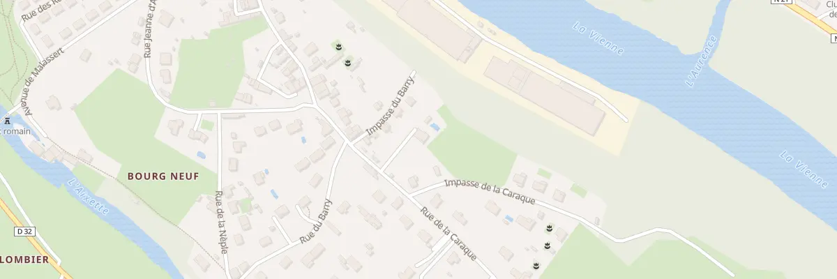 Plan du 21B Rue de la Caraque à Aixe-sur-Vienne