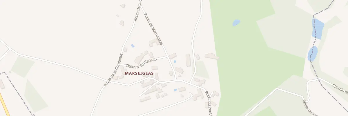 Plan du 58 Marsingeas à Nailhac