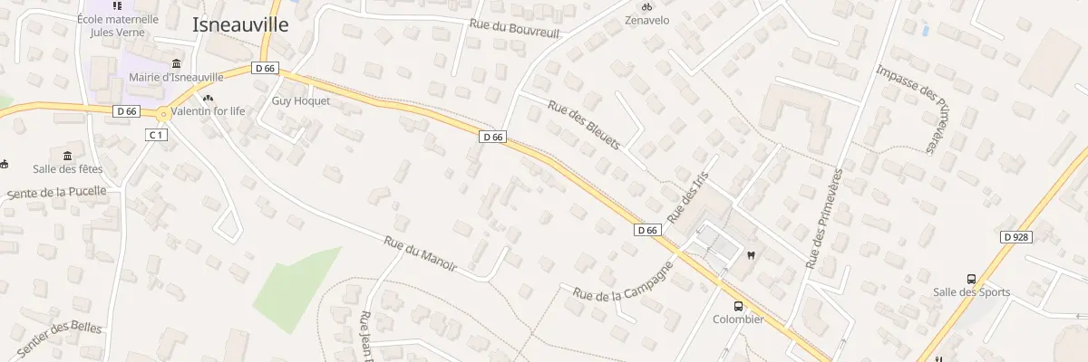 Plan du 345 Rue de l’Eglise à Isneauville