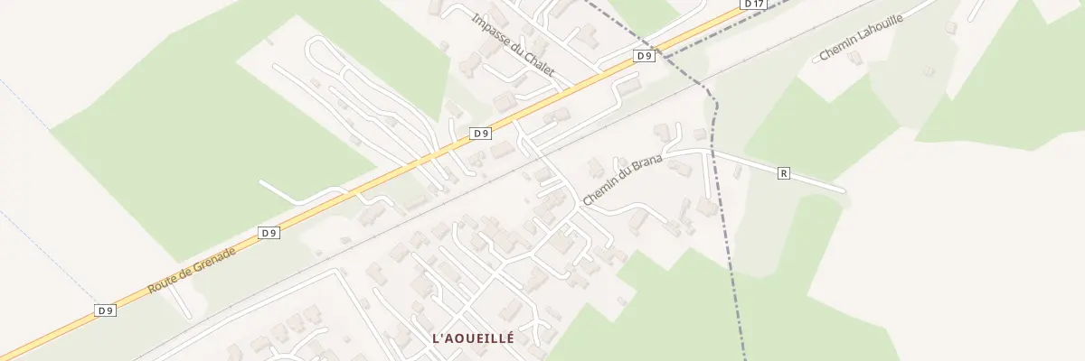 Plan du 64 Che de l’Aoueille à Ségoufielle