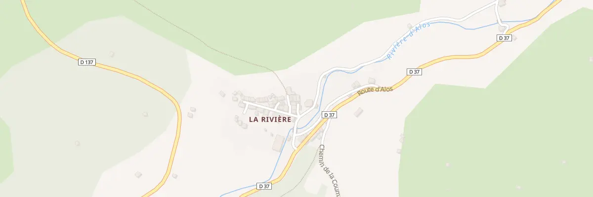 Plan du 22 La Riviere à Alos